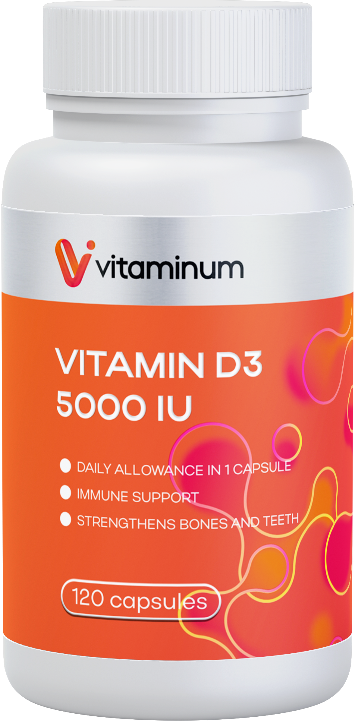  Vitaminum ВИТАМИН Д3 (5000 МЕ) 120 капсул 260 мг  в Тюмени